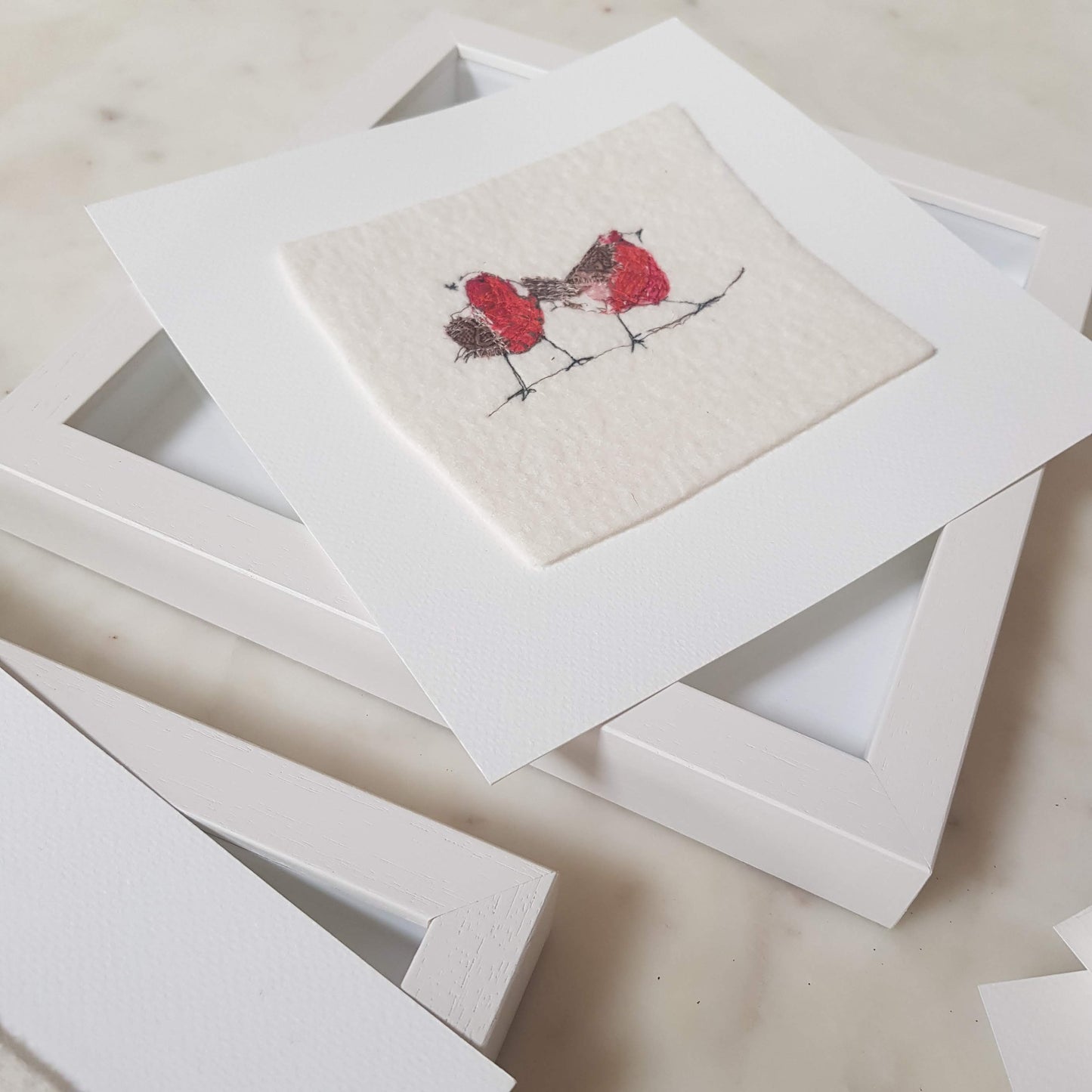 Robins | Original Embroidery Artwork