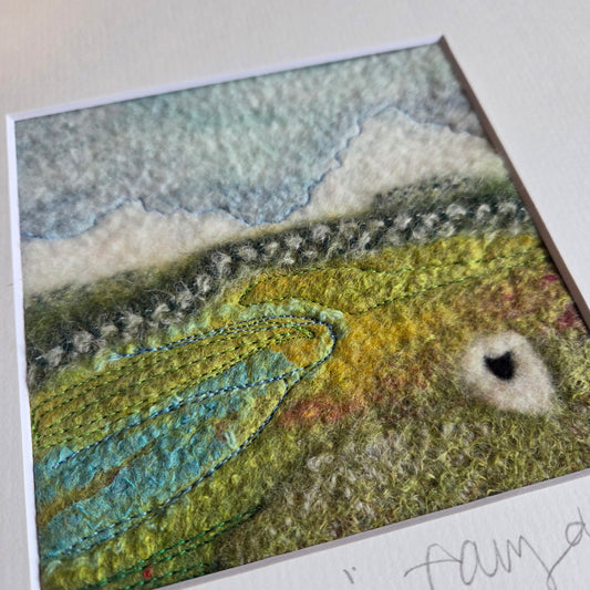 Irish textile Landscape: The Curragh Sheep