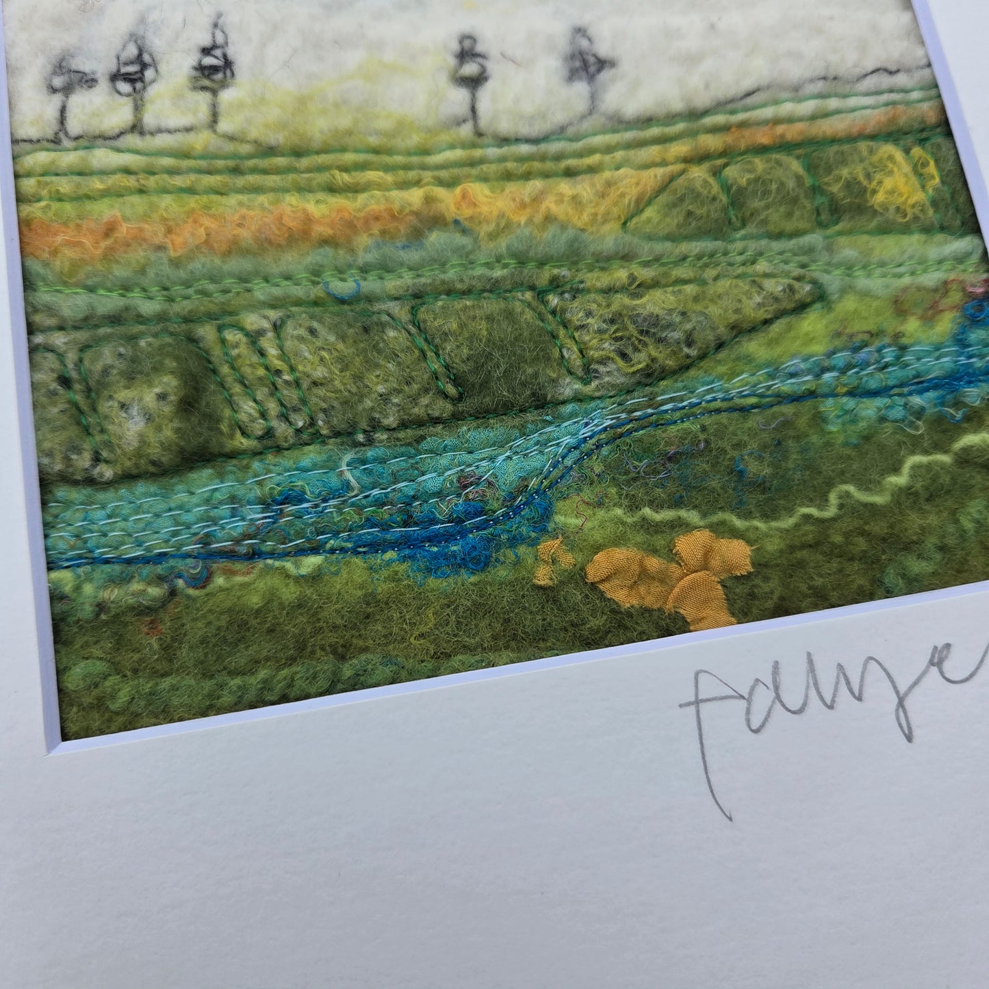 Down by the River: Textile Irish landscape