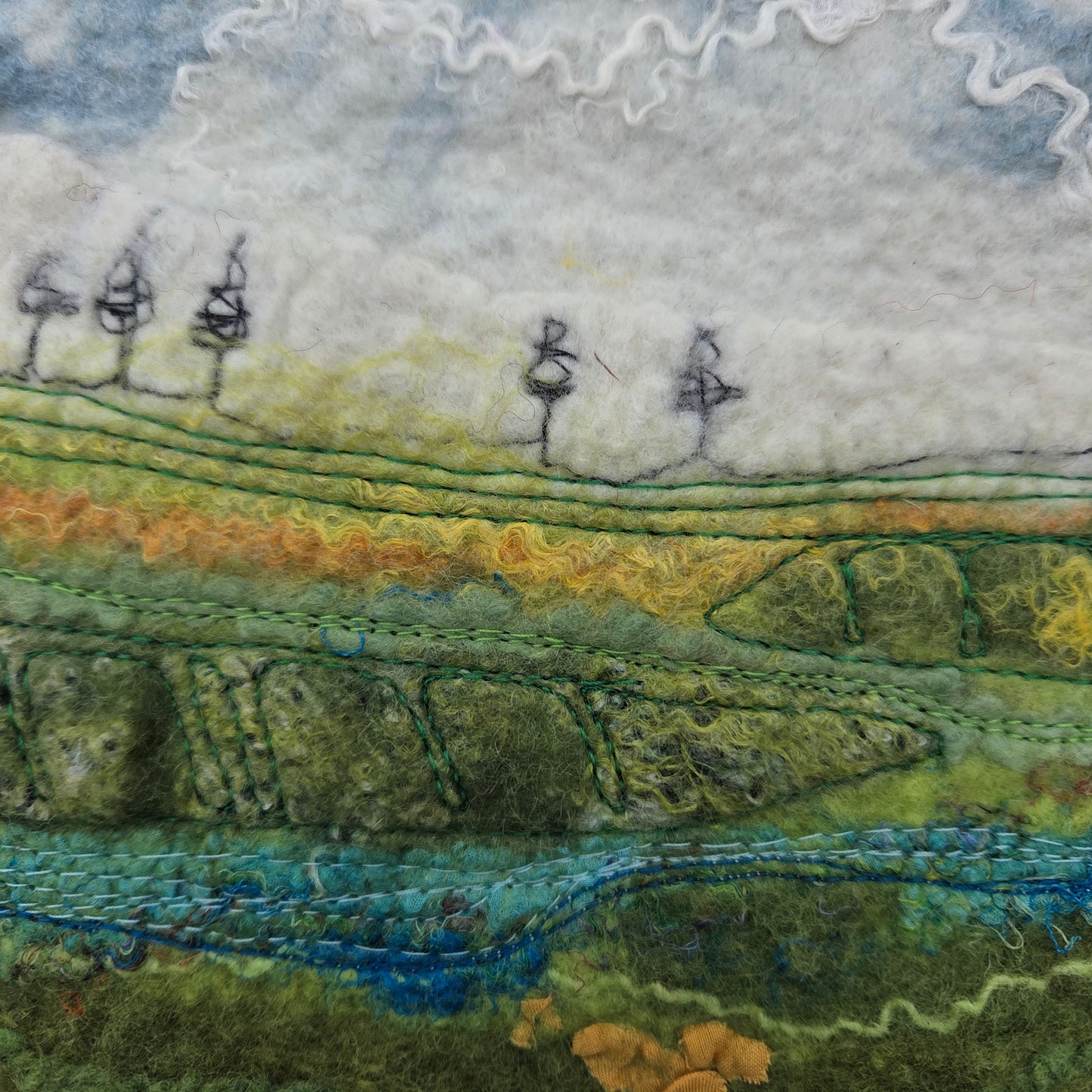 Down by the River: Textile Irish landscape
