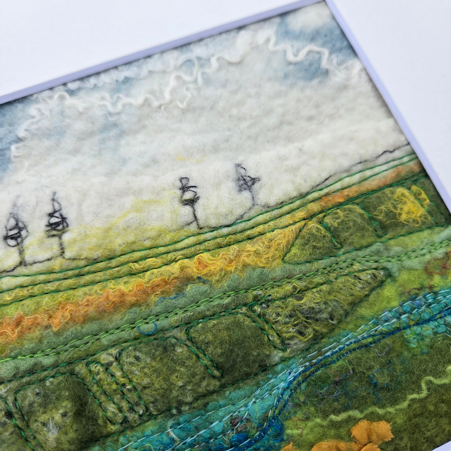 Down by the River: Textile Irish landscape