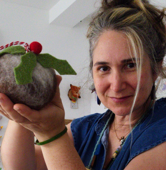 Figgy Pudding Felt Bauble