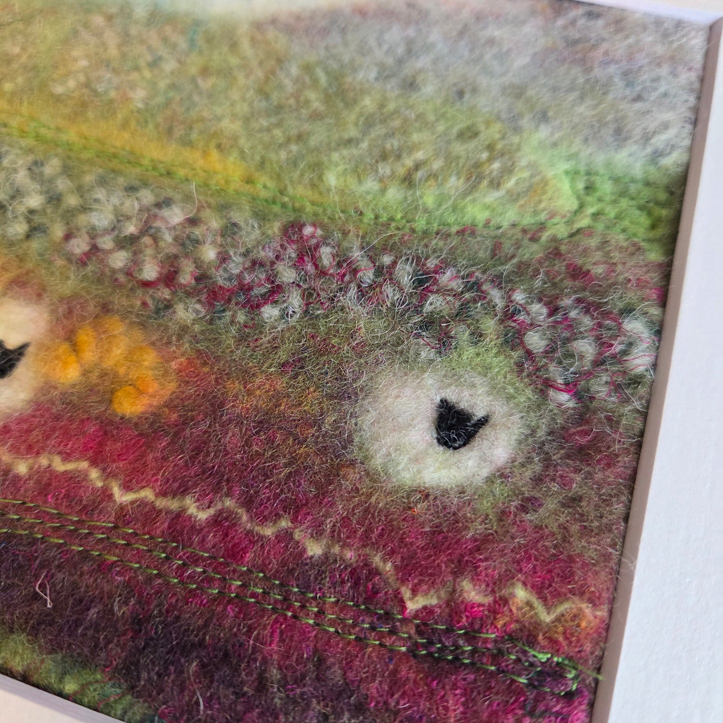 Sheep in Irish Autumn: Irish Textile Landscape