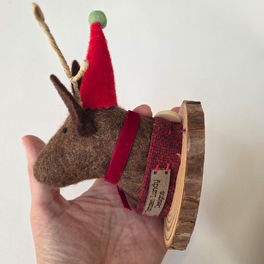 Rudolph Reindeer Faux Taxidermy