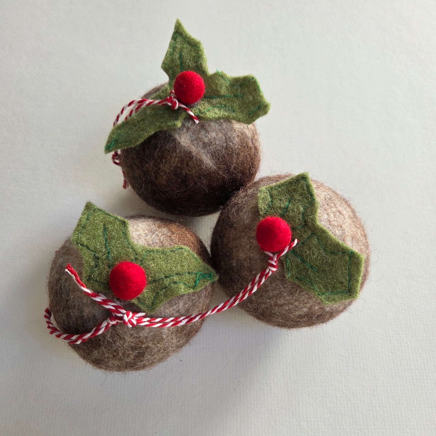 Figgy Pudding Felt Bauble