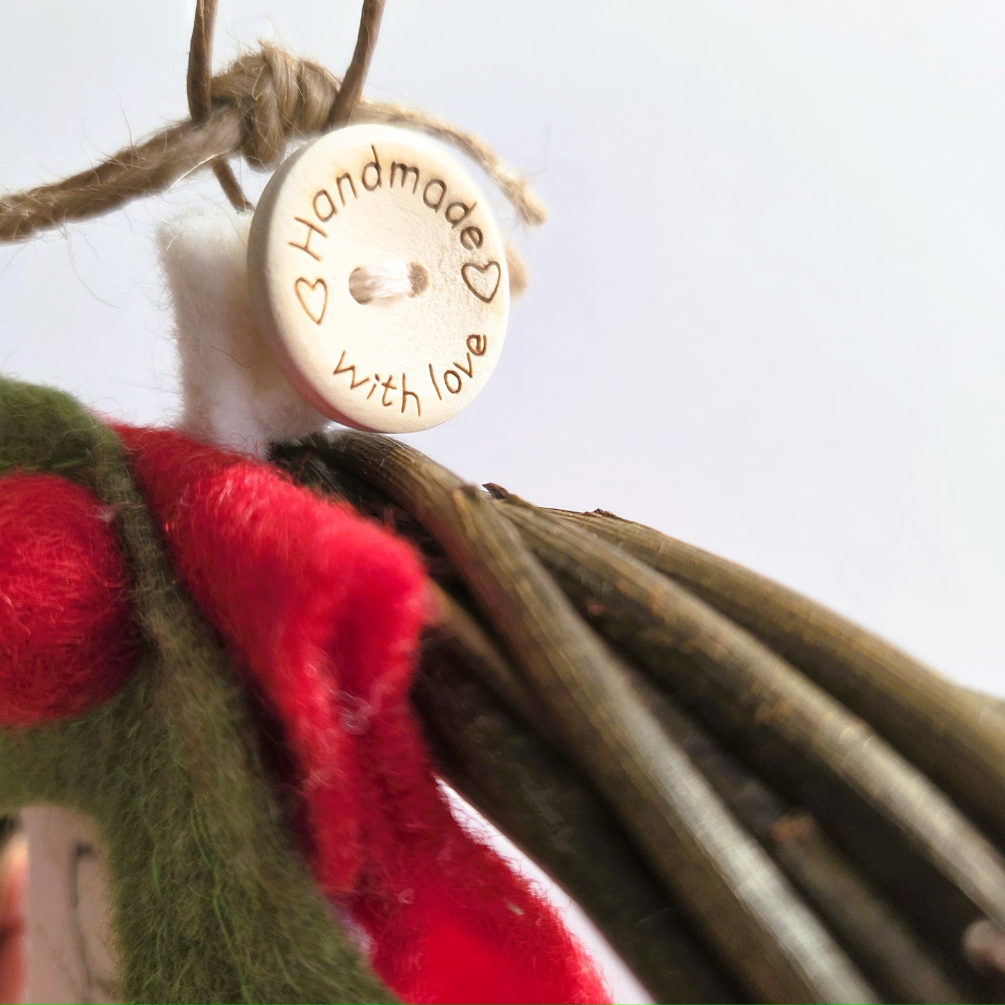 Seasonal Sprouts Christmas Door Wreath