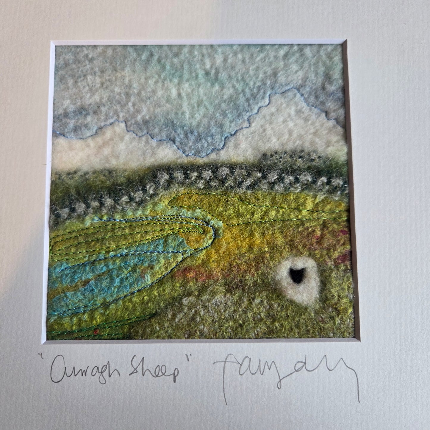 Irish textile Landscape: The Curragh Sheep