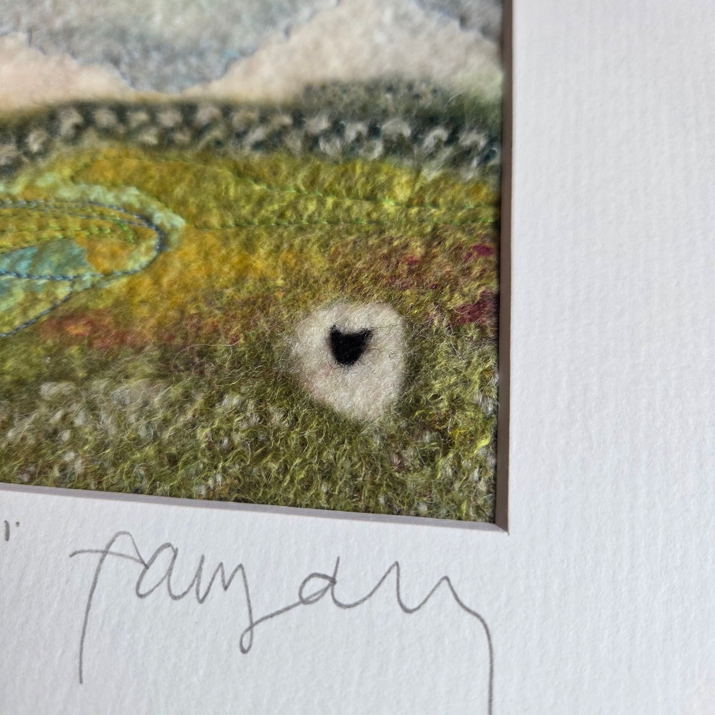 Irish textile Landscape: The Curragh Sheep