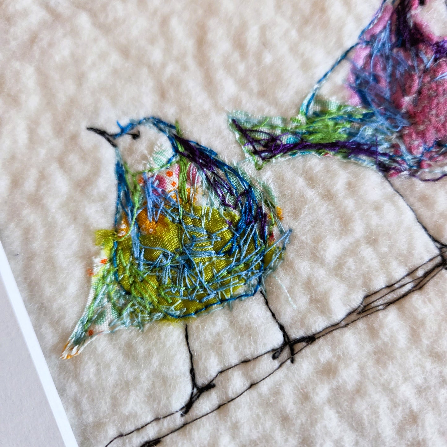 Feathered Friends | Original Embroidery Artwork