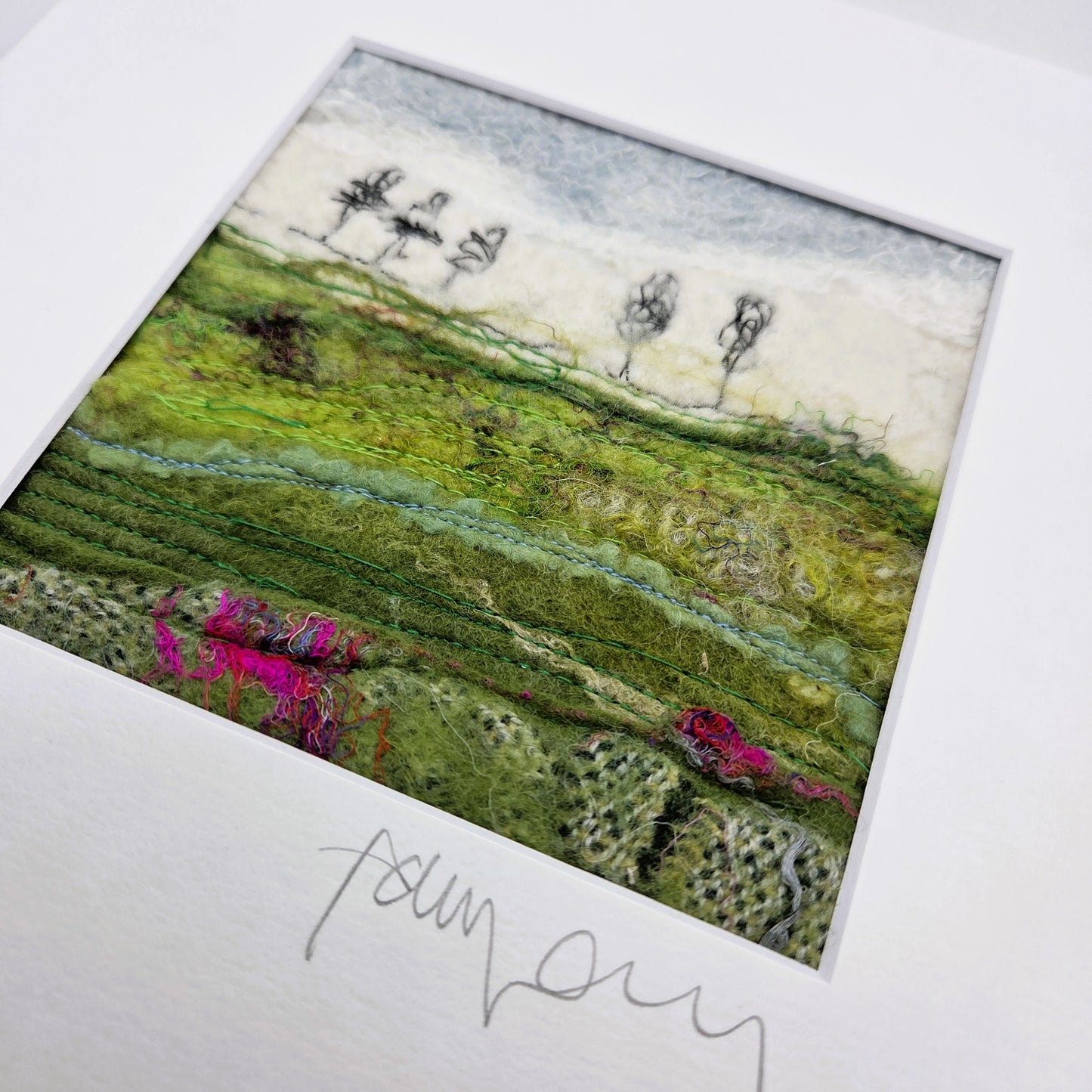 Irish textile landscape: Fushia
