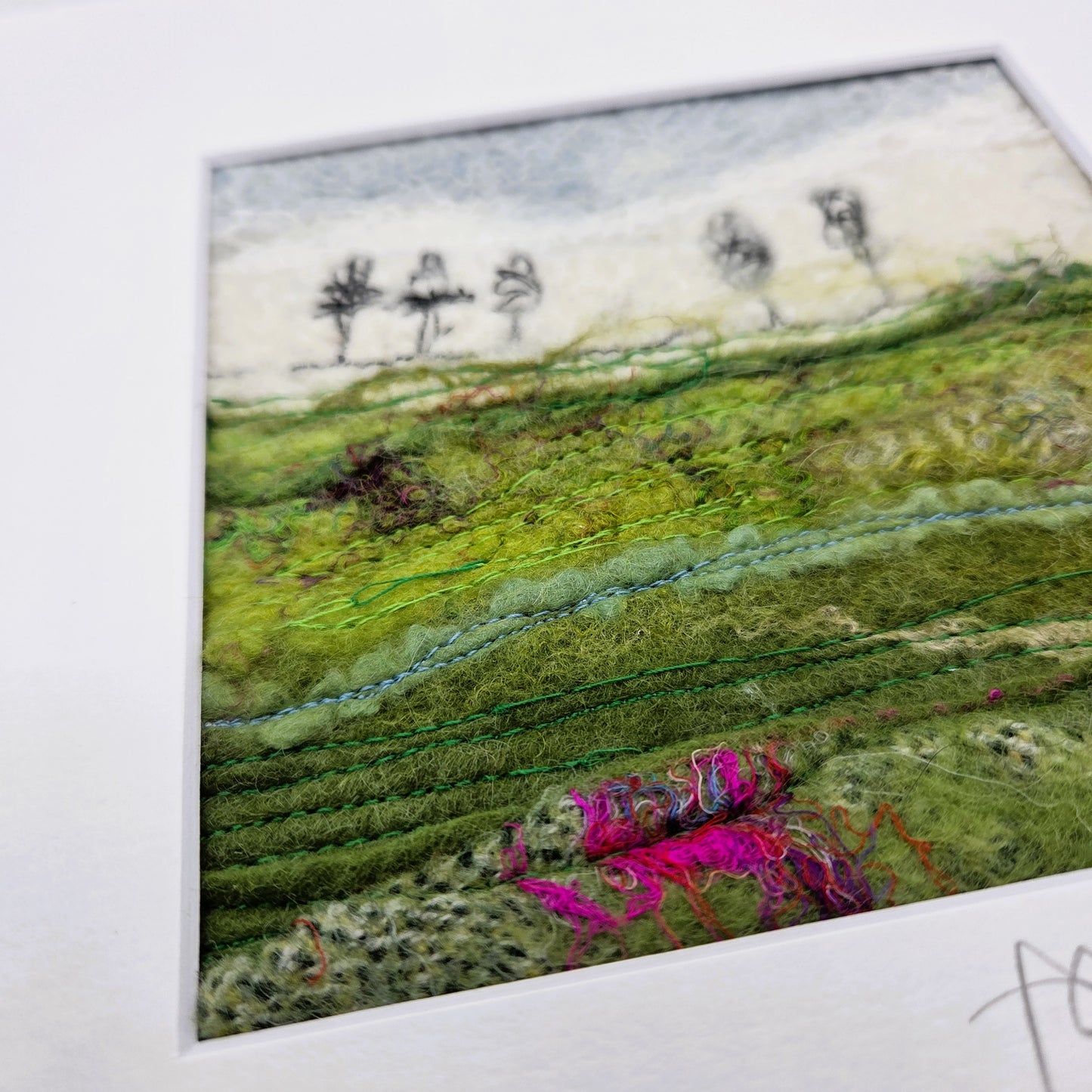 Irish textile landscape: Fushia