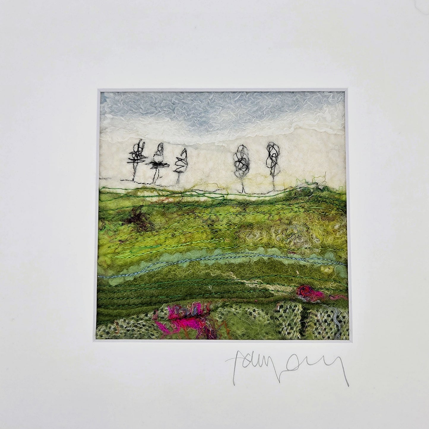 Irish textile landscape: Fushia