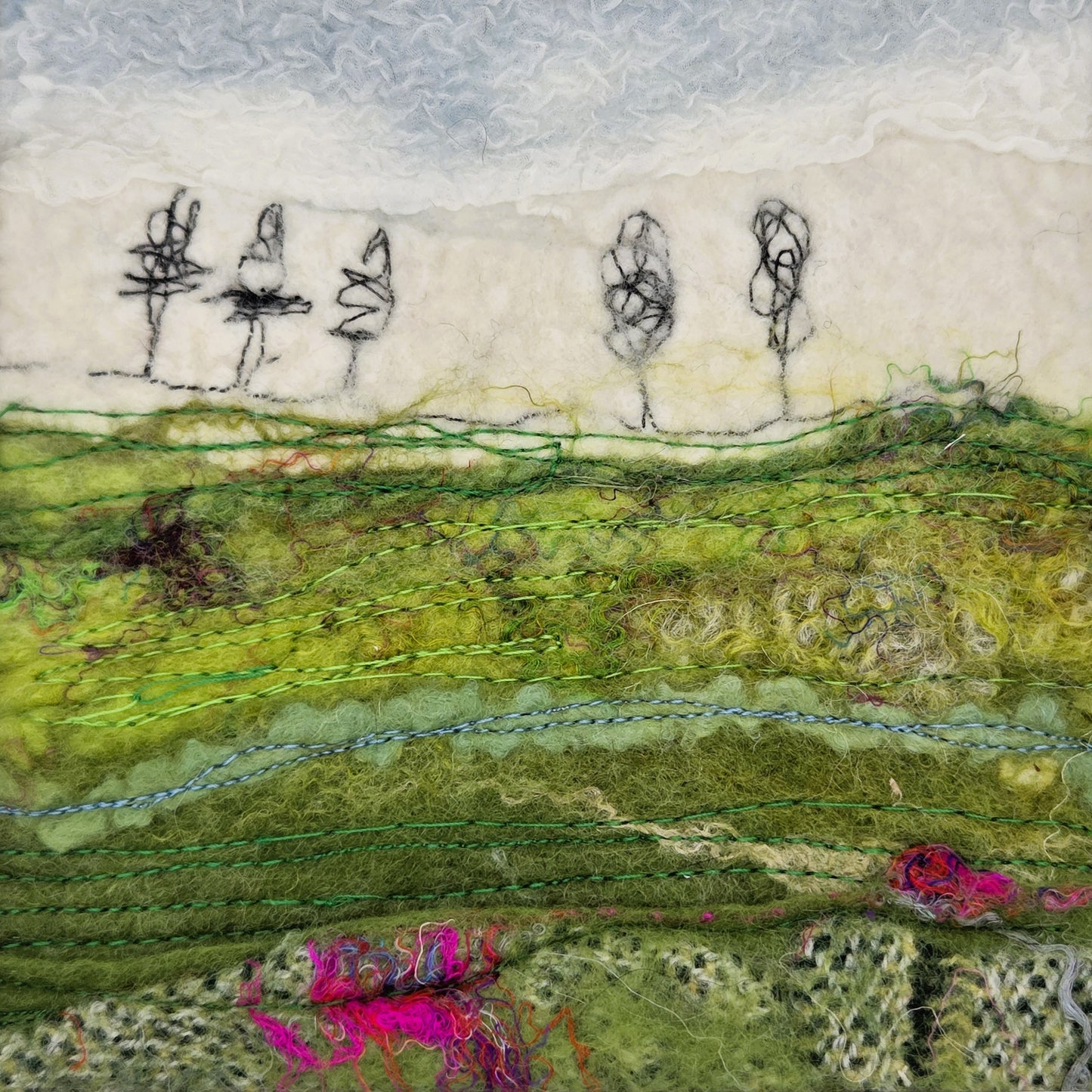 Irish textile landscape: Fushia