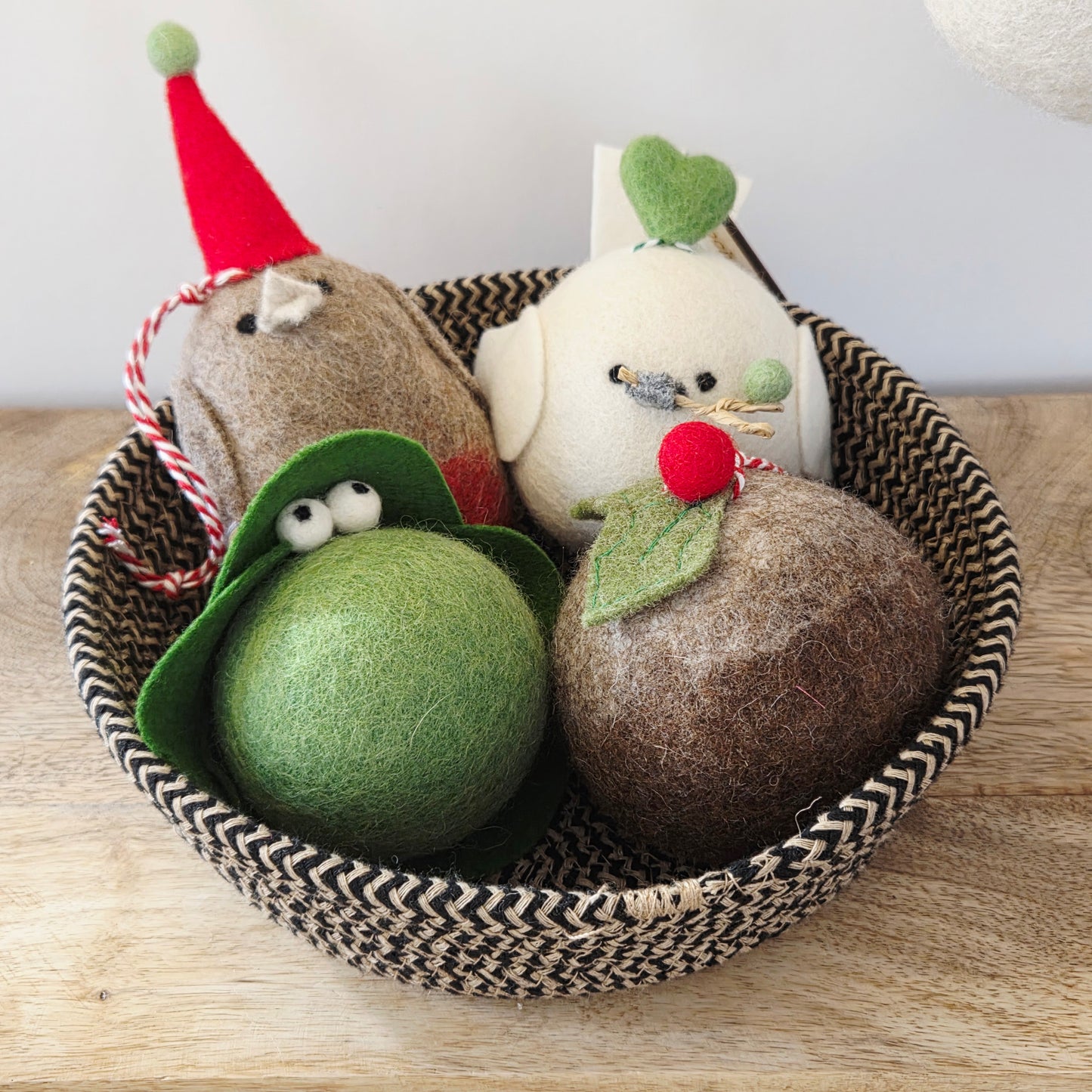 Figgy Pudding Felt Bauble