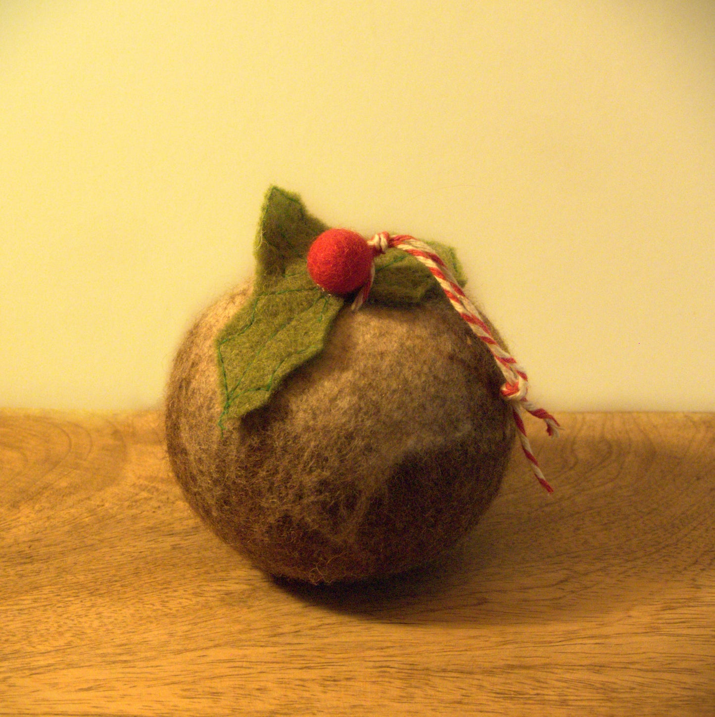 Figgy Pudding Felt Bauble