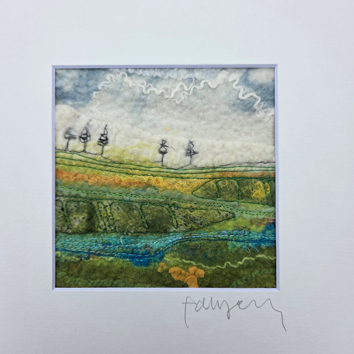 Down by the River: Textile Irish landscape