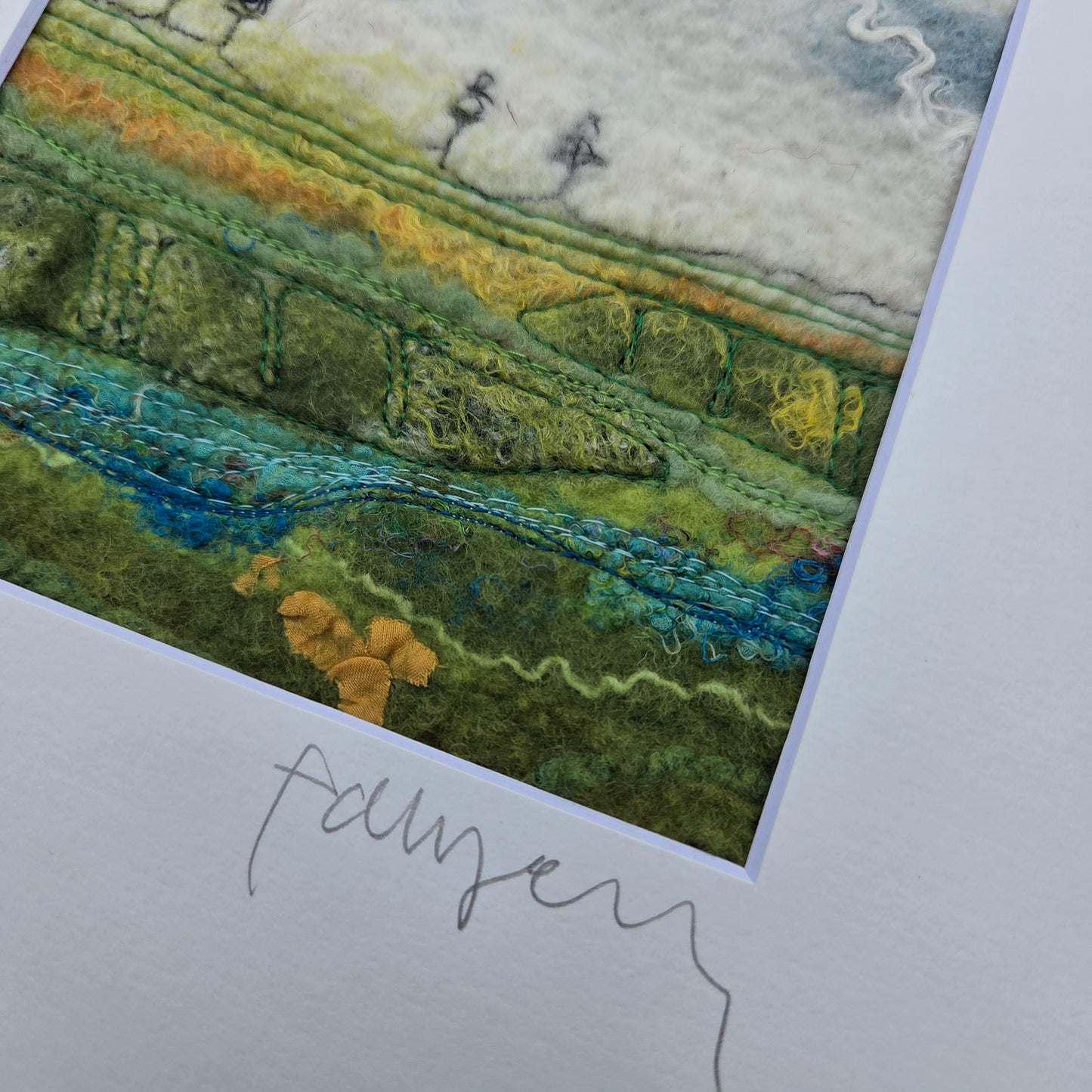 Down by the River: Textile Irish landscape