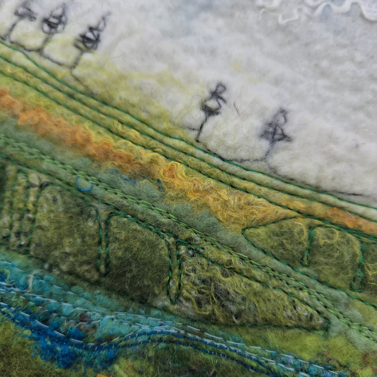 Down by the River: Textile Irish landscape