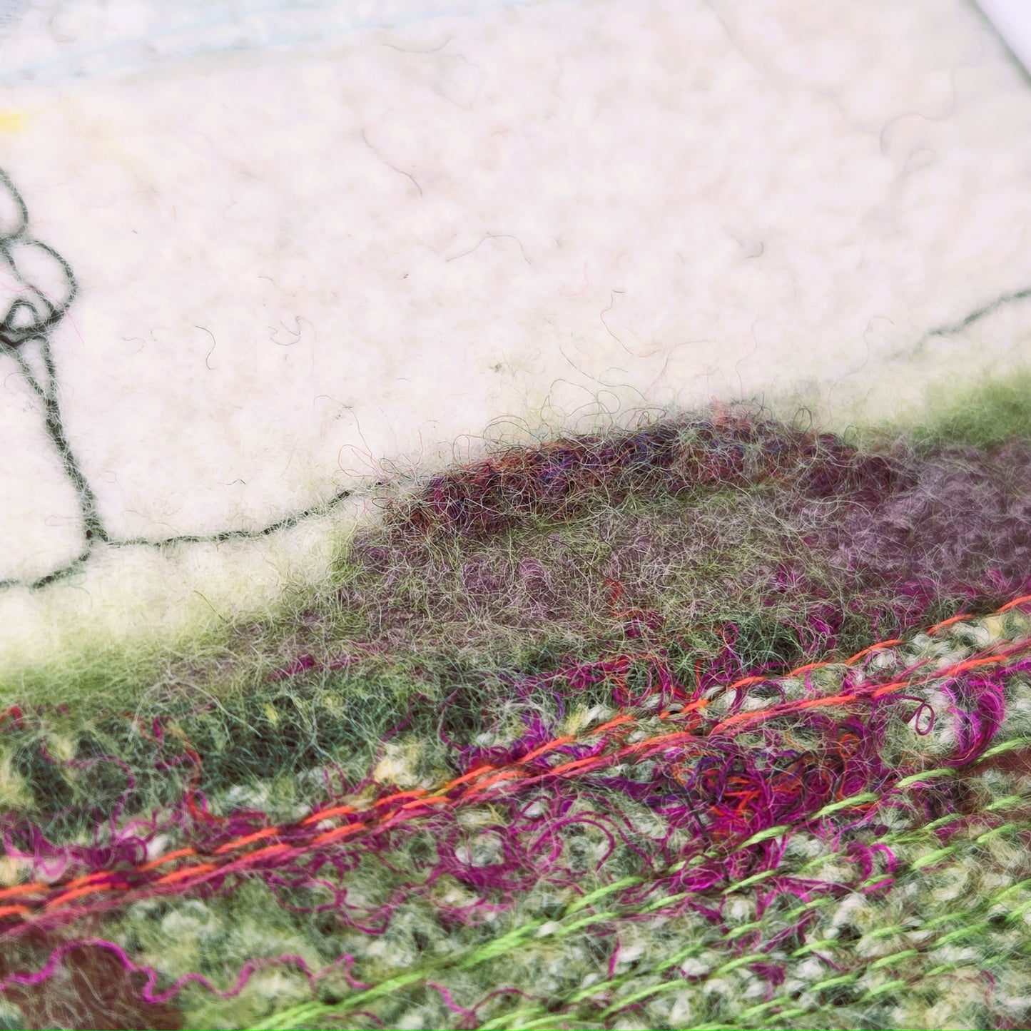 Irish textile Landscape: Heather
