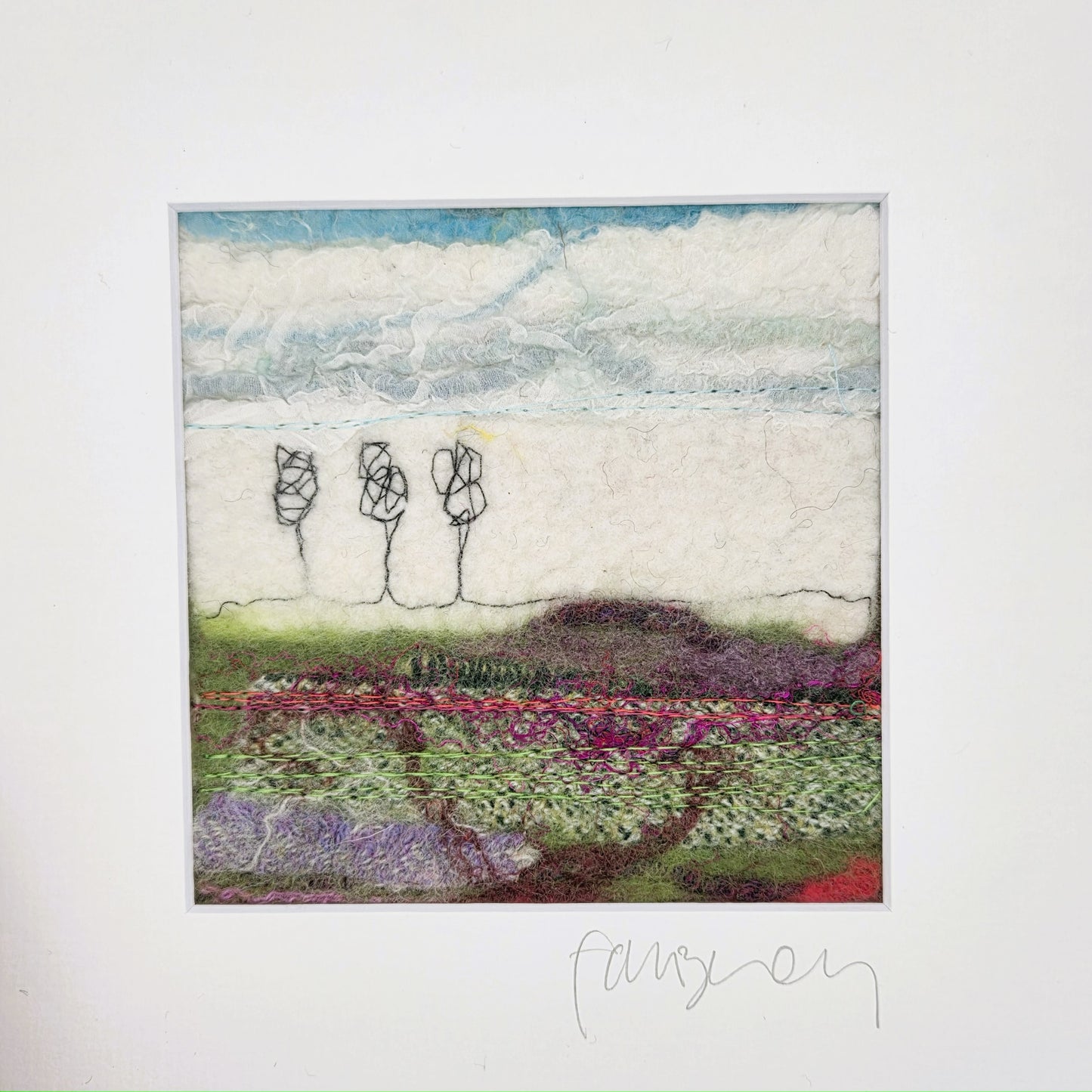 Irish textile Landscape: Heather