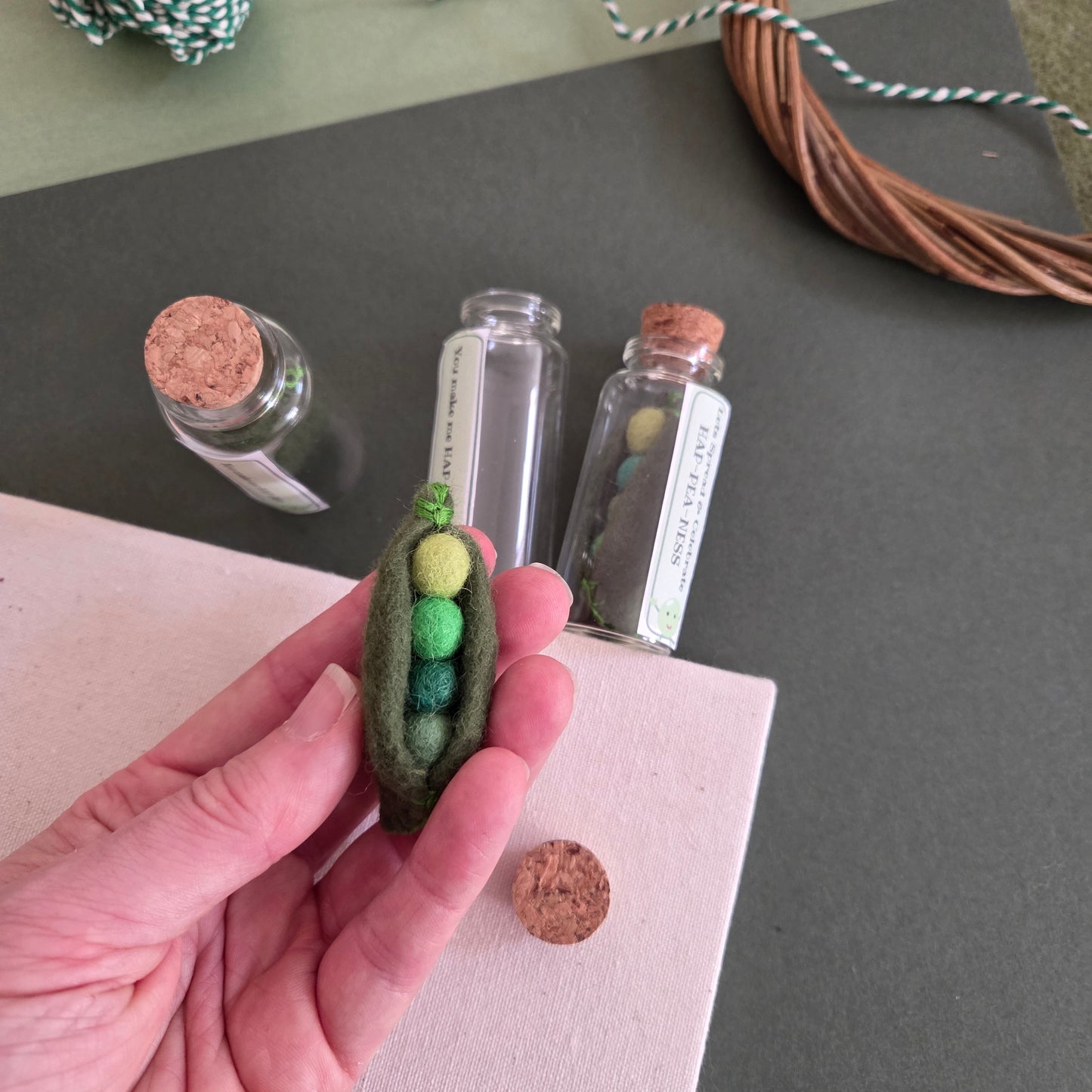 Peas in a Pod: message in a bottle