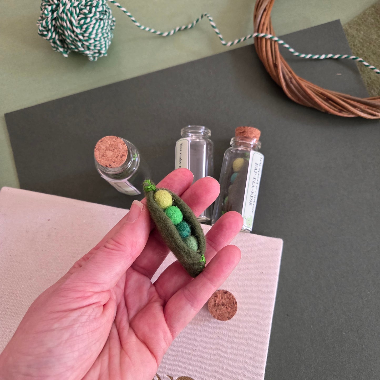 Peas in a Pod: message in a bottle