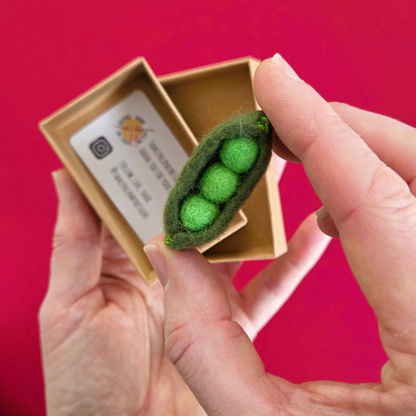 Peas in a Pod Brooch in a Box