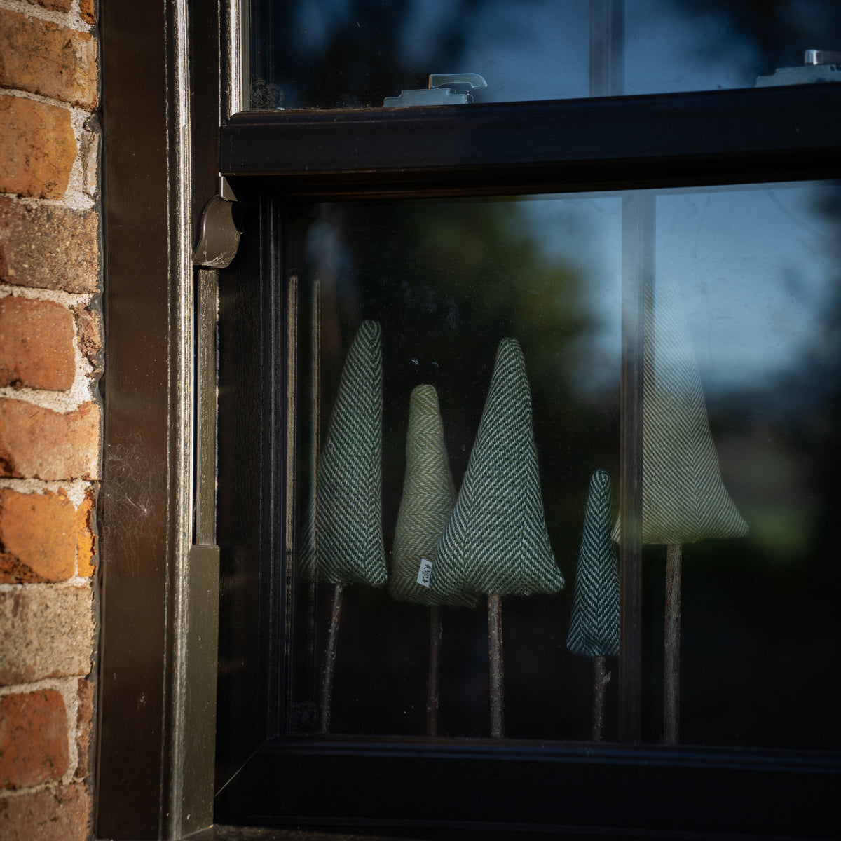 Handmade Tweed Christmas Trees