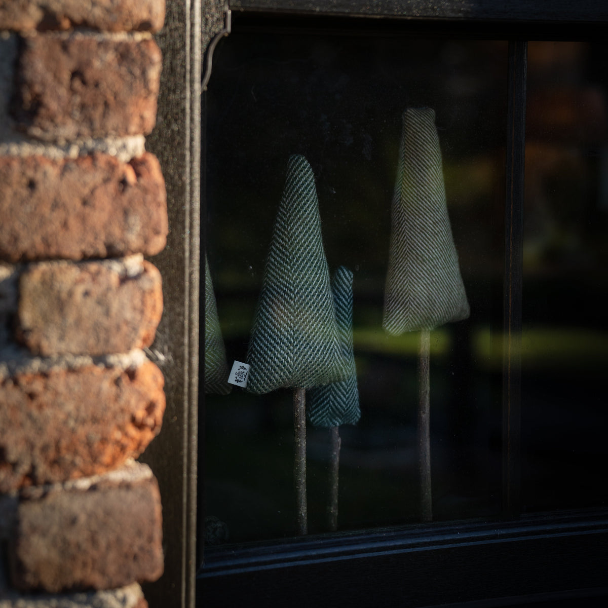 Handmade Tweed Christmas Trees