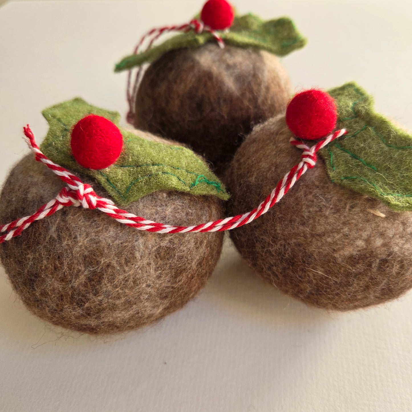 Figgy Pudding Felt Bauble