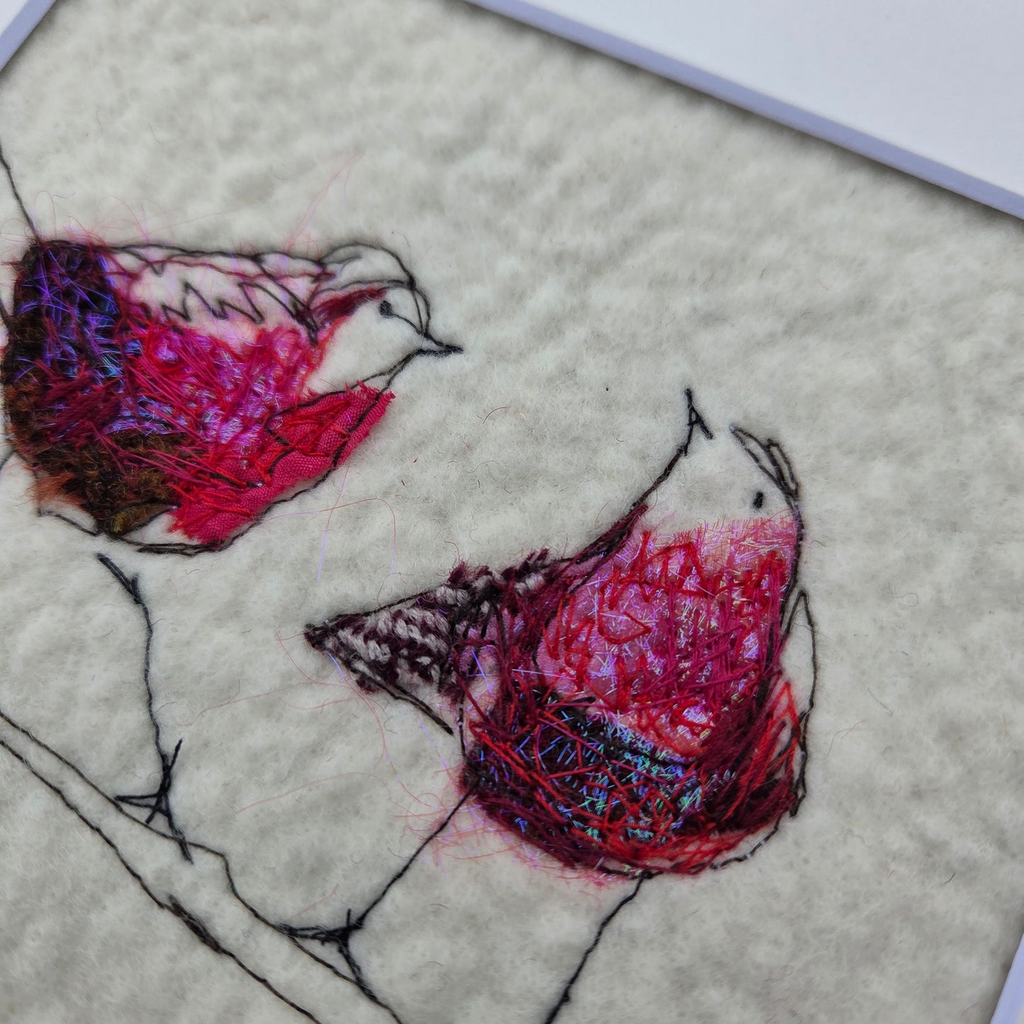 Robins | Original Embroidery Artwork
