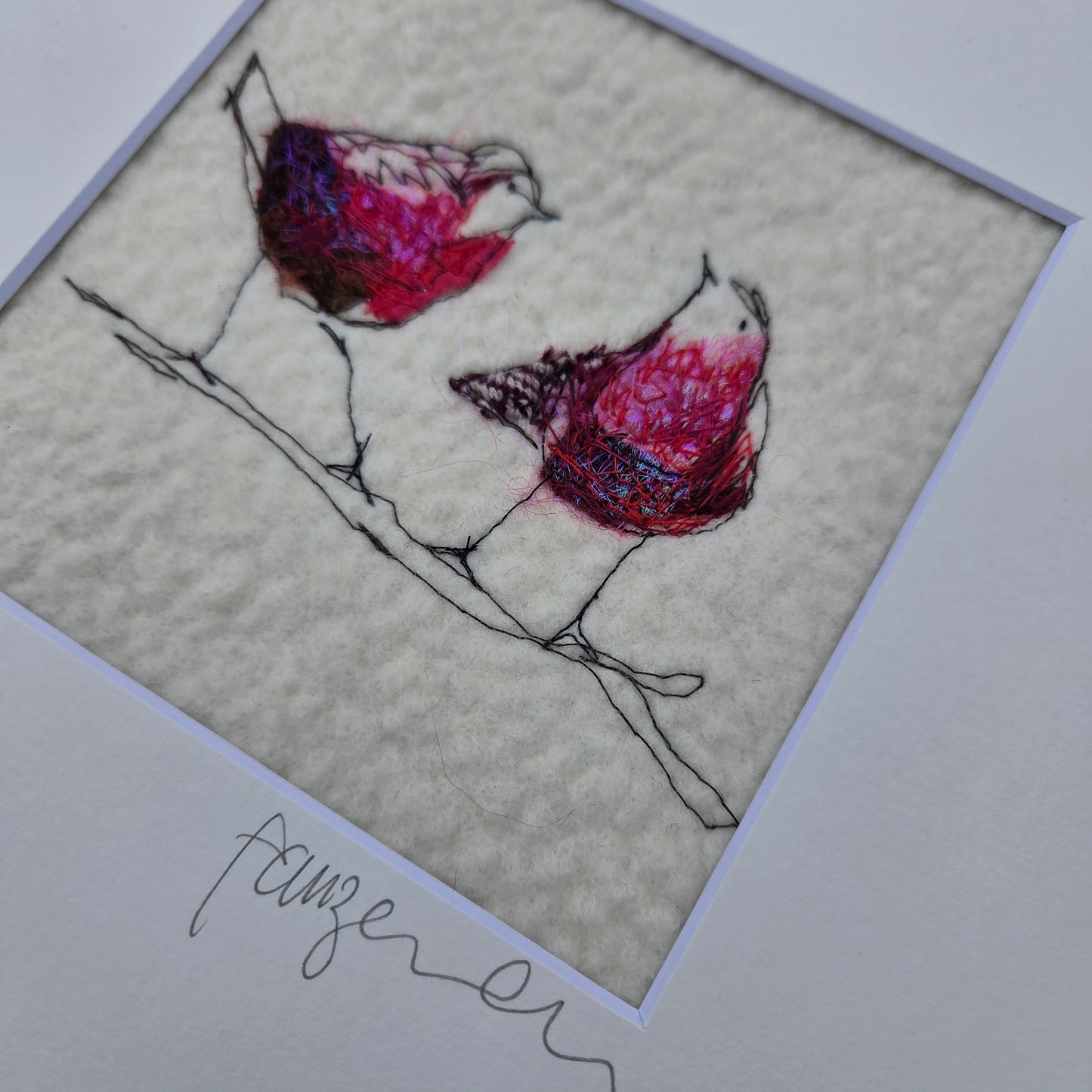 Robins | Original Embroidery Artwork