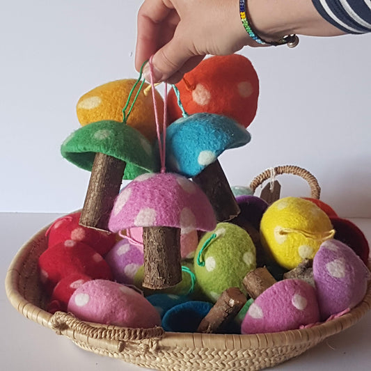 September: Felt a toadstool